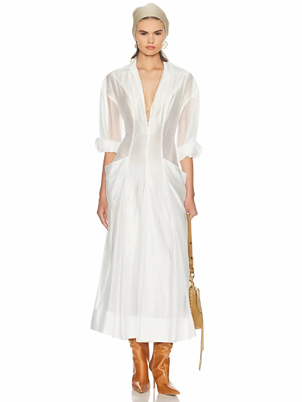 Helsa The Musee Midi Dress, XXS XS S M